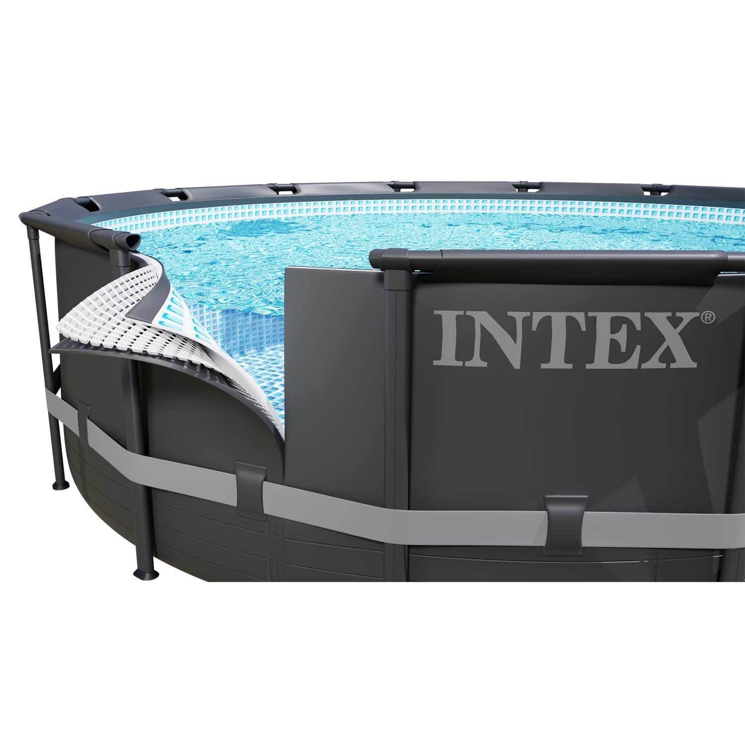 610 x 122 cm 17v1 INTEX 26334 karkasinis sodo baseinas