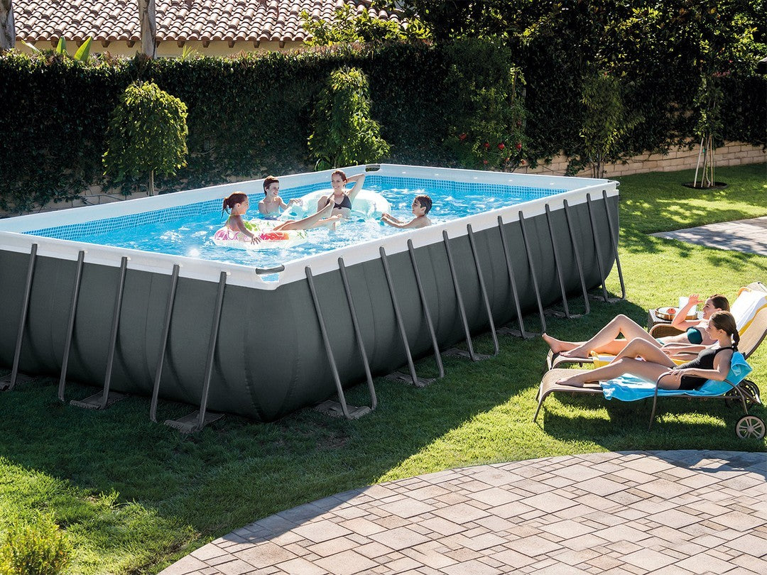 732 x 366 x 132 cm 9v1 strypai iš staklo INTEX 26364