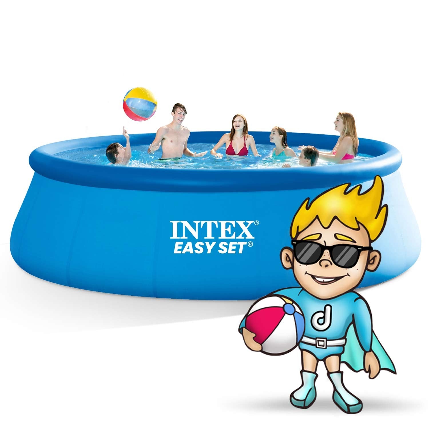 457 x 122 cm 12v1 sodo baseinas INTEX 26168