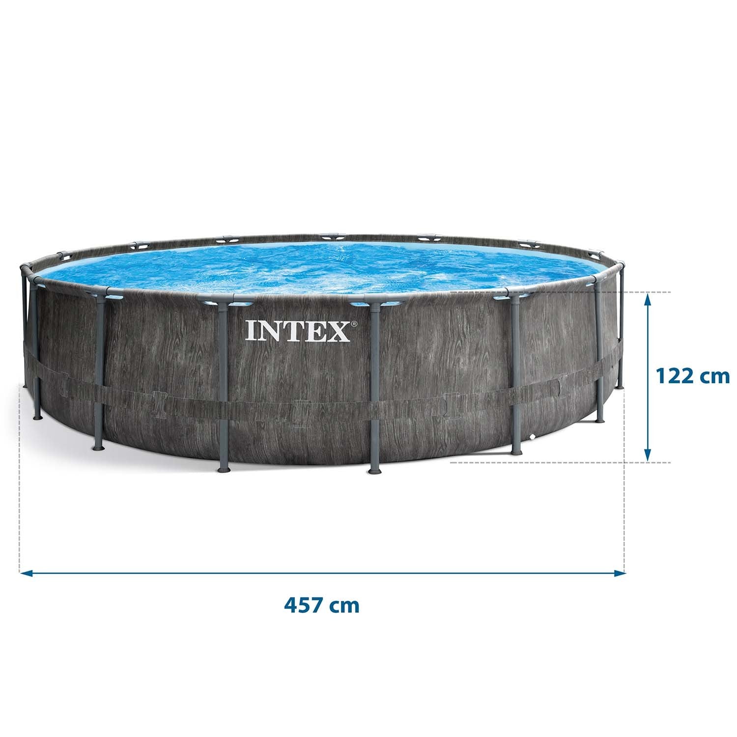 457 x 122 cm 20v1 INTEX 26742 karkasinis sodo baseinas
