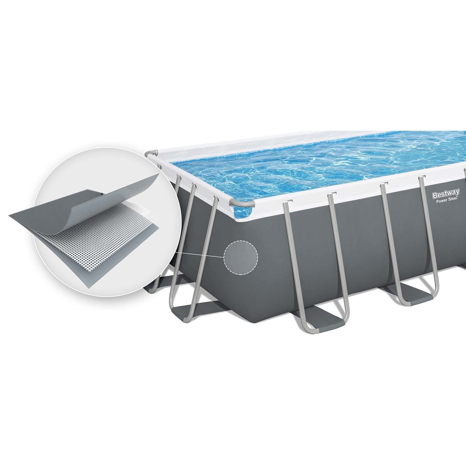 488 x 244 x 122 cm 12v1 Bestway 56670 karkasinis baseinas