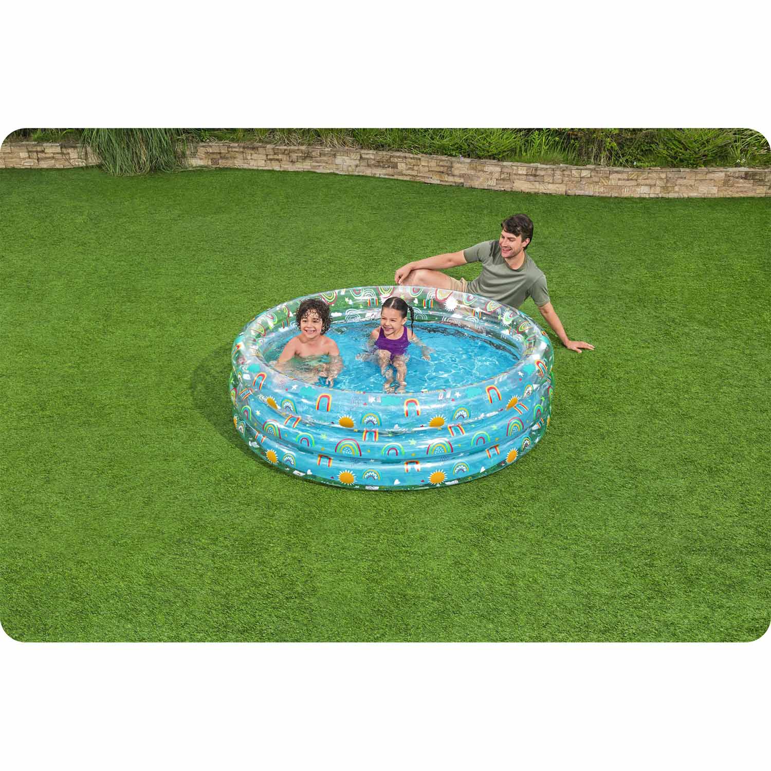 Vaikų pučiamasis baseinas 170x53 cm Bestway 51048