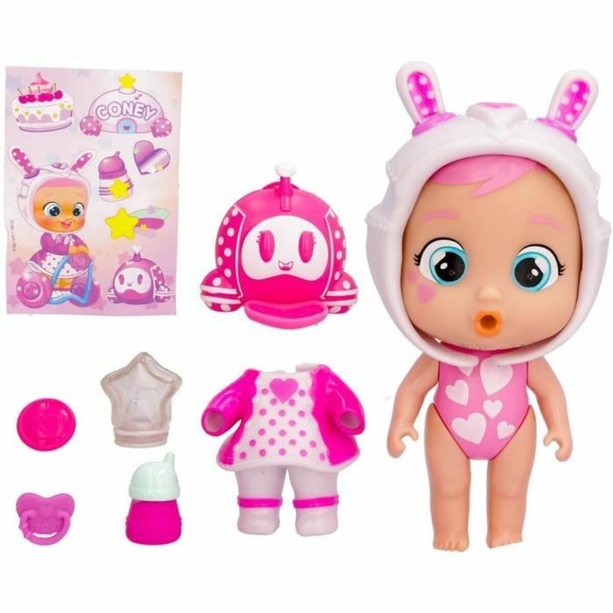 Kūdikio lėlė IMC Toys Cry Babies Magic Tears Stars House