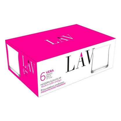 Stiklinių rinkinys LAV Vera 360 ml 6 Dalys (8 vnt.)