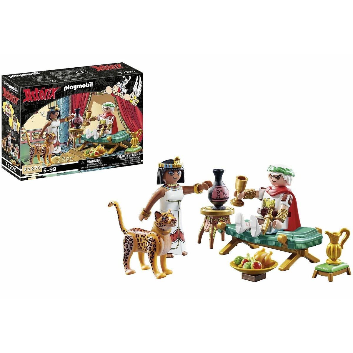 Playset Playmobil 71270 - Asterix: César and Cleopatra 28 Dalys