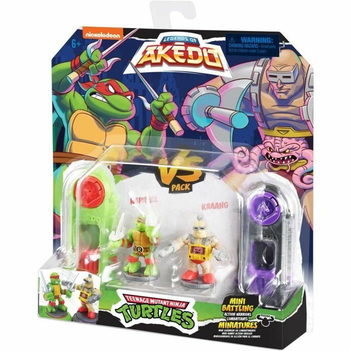 Figūrėlės Teenage Mutant Ninja Turtles Legends of Akedo:  Raphael vs Kraang