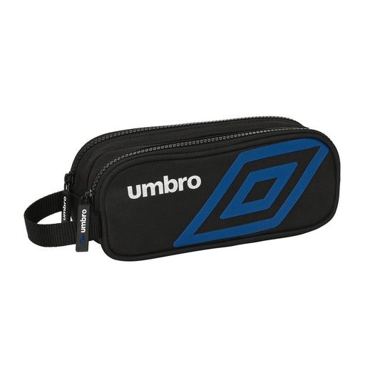 Dvigubas penalas Umbro Flash Juoda 21 x 8 x 6 cm