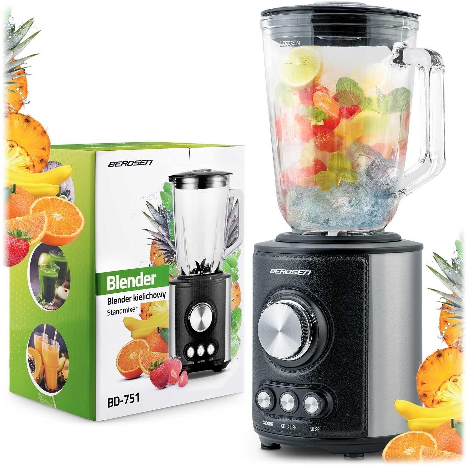 800 W BD-751 Berdsen juoda