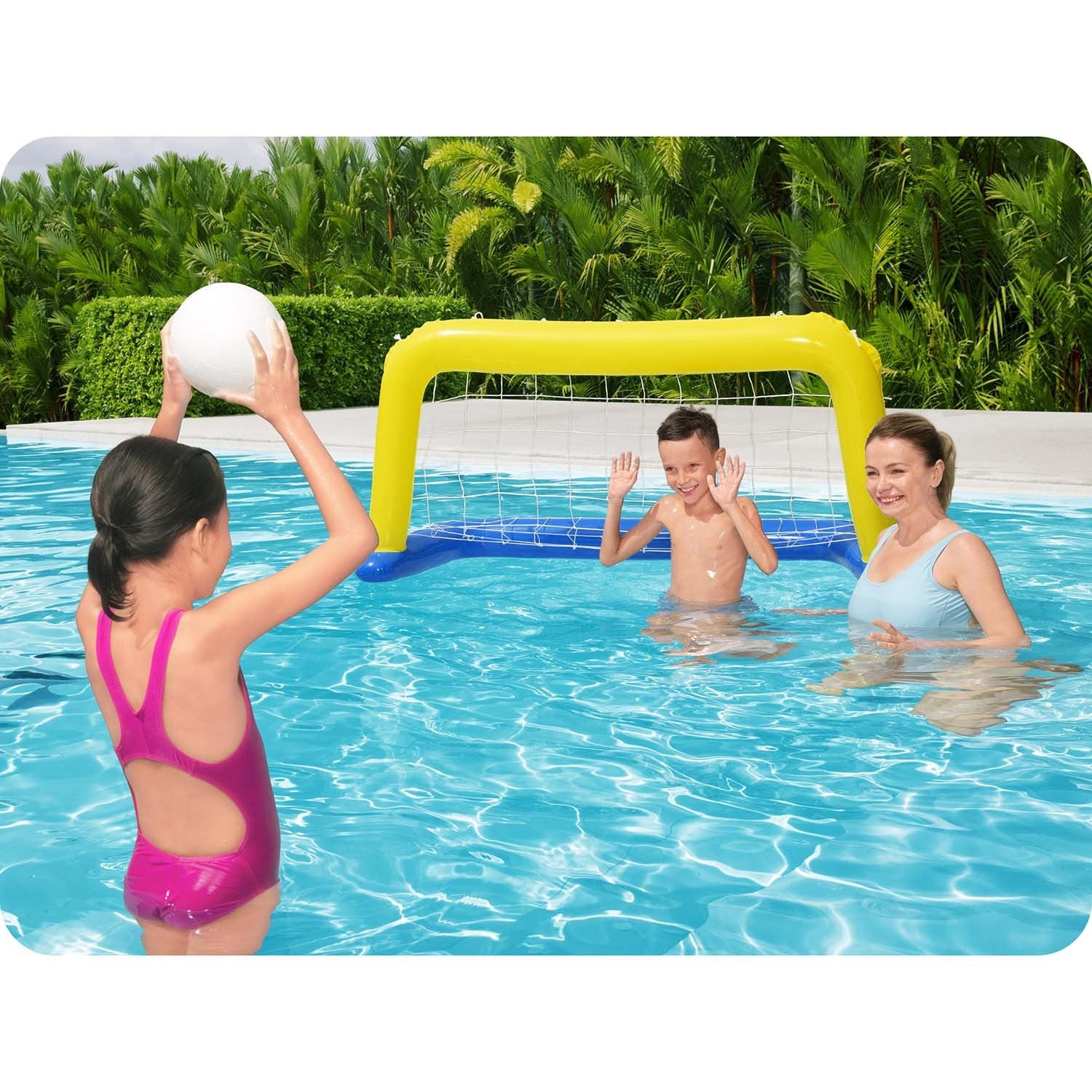 Basinų vartai + kamuolys 137 x 66 cm