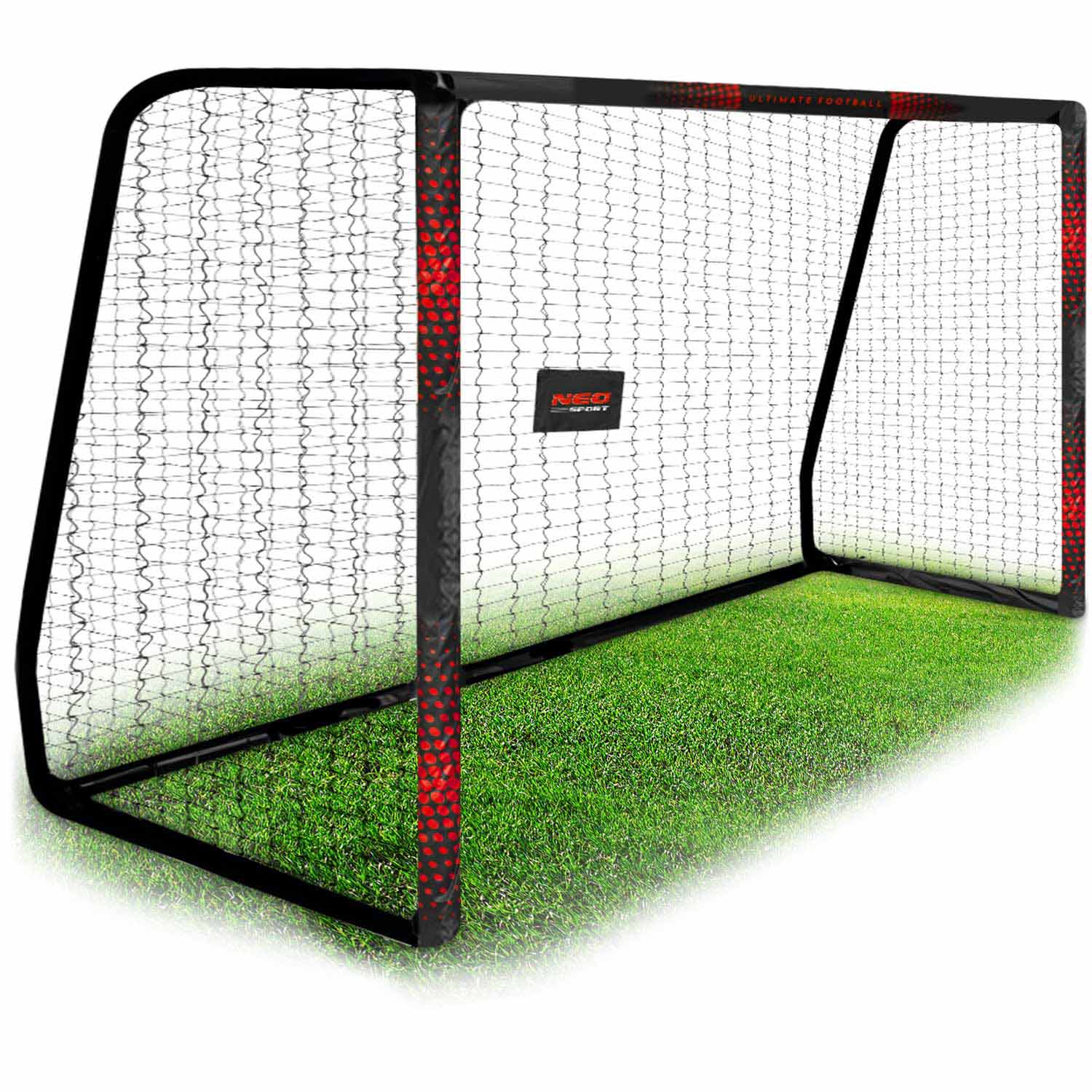 Futbolo vartai 300 x 200 x 120 cm NS-473 juoda-raudona