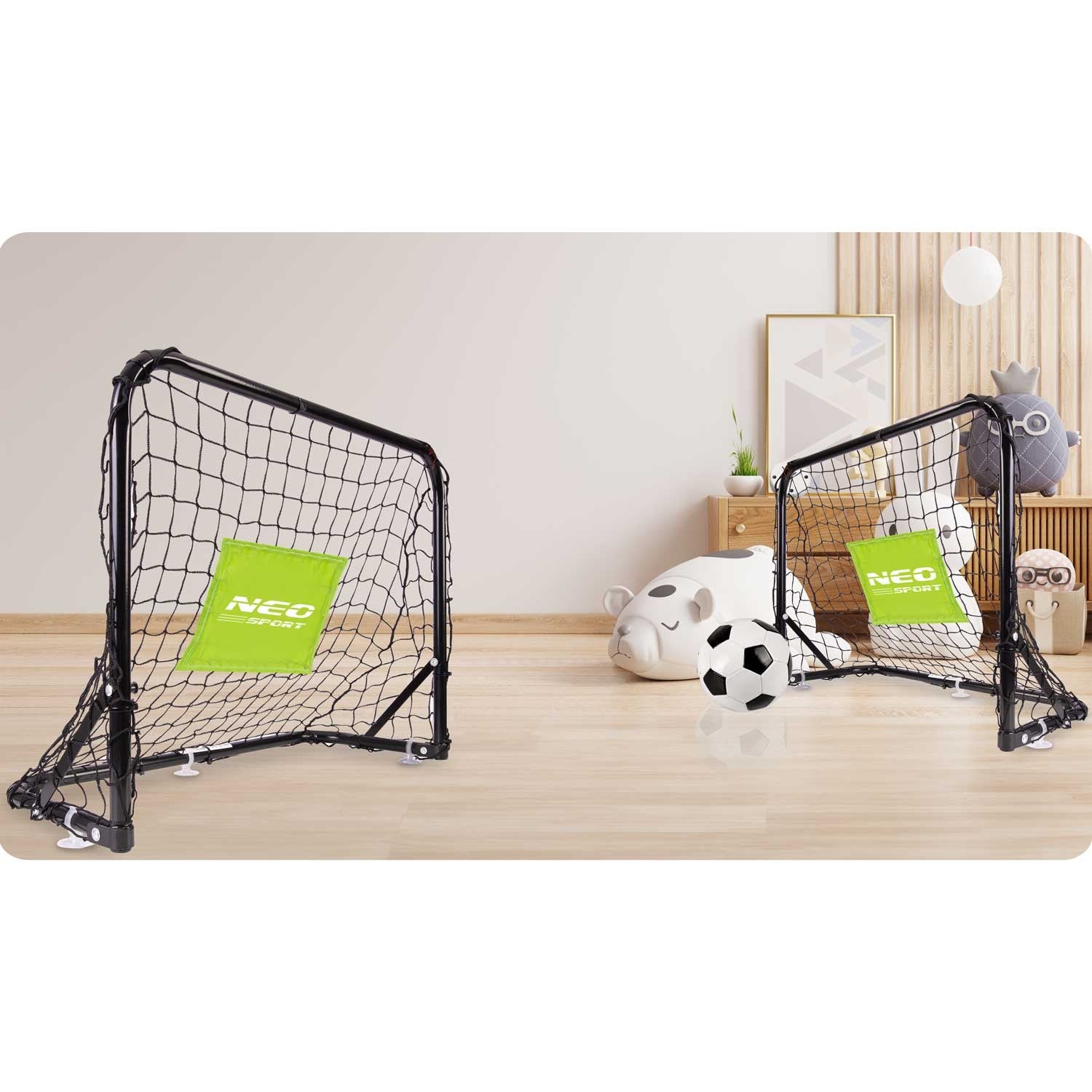Futbolo vartai - 2 vienetų rinkinys - 60 x 45 x 25 cm NS-461