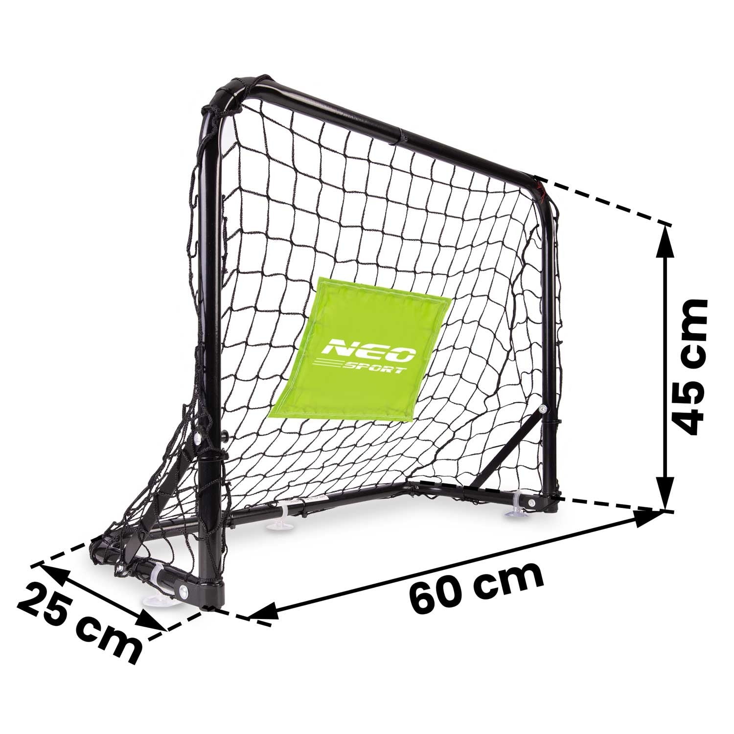 Futbolo vartai - 2 vienetų rinkinys - 60 x 45 x 25 cm NS-461
