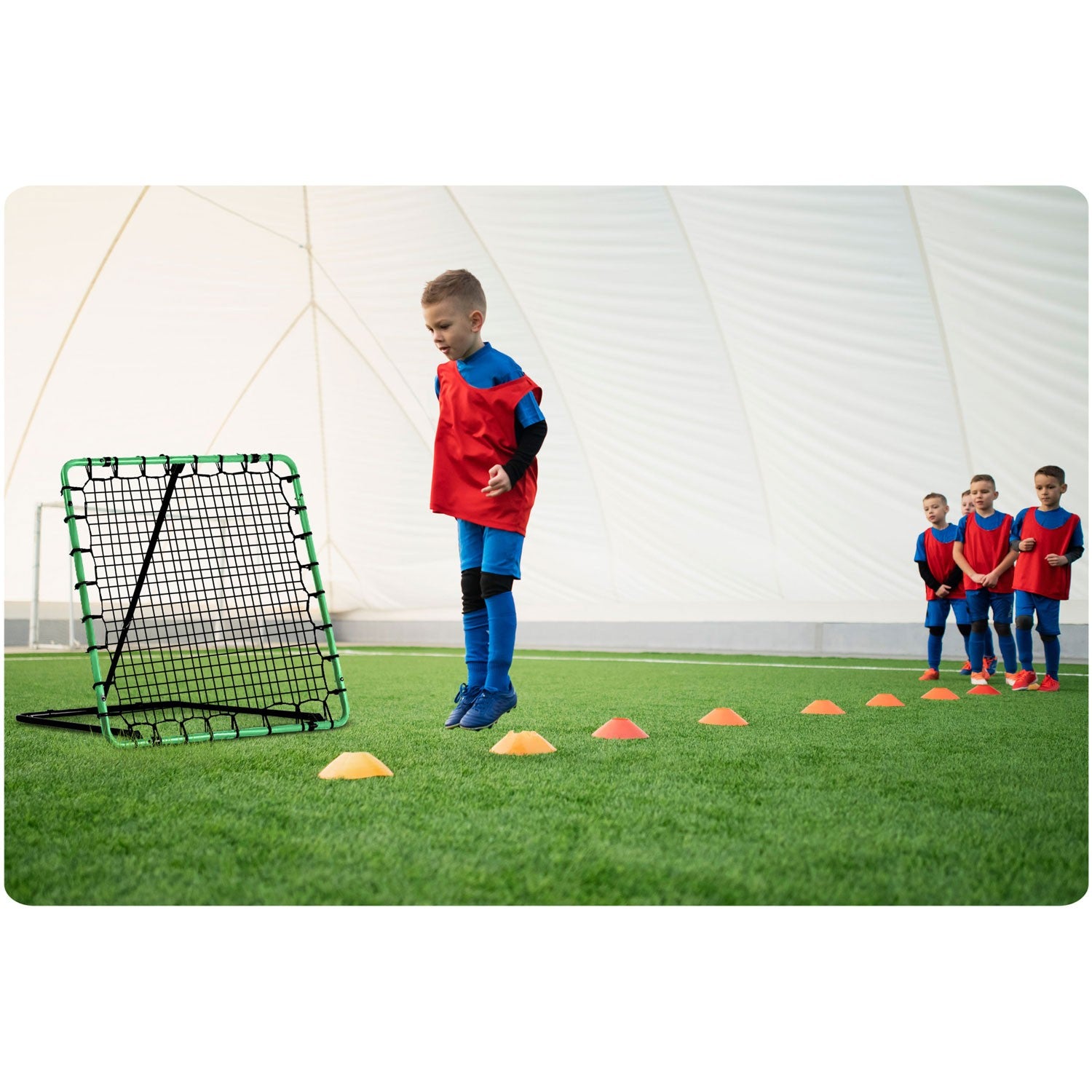 Neo-Sport 120 x 120 cm rebounderio treniruočių vartai