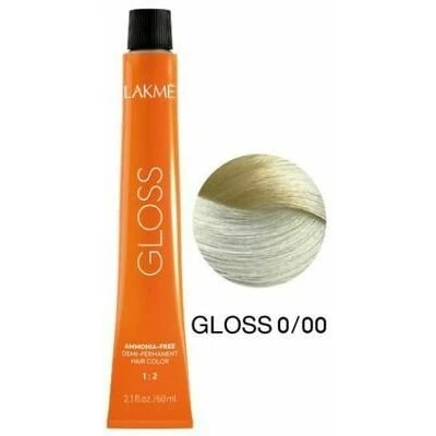 Lakme Gloss 0/00 ilgalaikiai plaukų dažai  60 ml