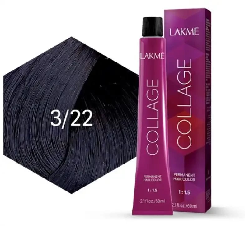 Lakme Collage 3/22 Permanent Color 60ml