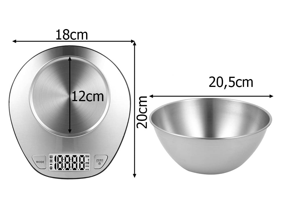 Elektroninės kinezinės svarstyklės su 5kg/1g skaitmeninėmis tiksliosiomis metalo svarstyklėmis