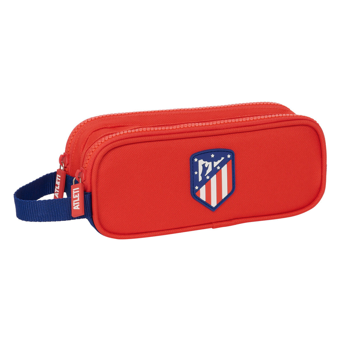 Dvigubas penalas Atlético Madrid Mėlyna Raudona 21 x 8 x 6 cm