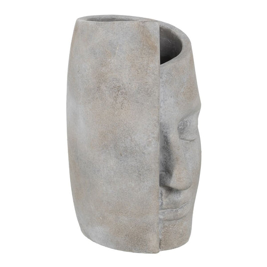 Vaza Pilka Cementas Veidas 18,5 x 16 x 27,5 cm