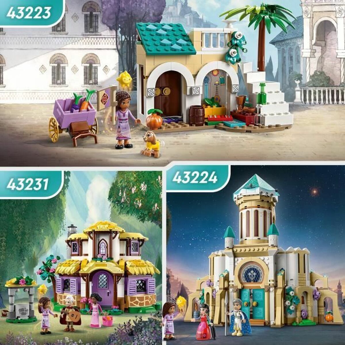 Statybos rinkinys Lego isney Wish 43231 Asha's Cottage Spalvotas