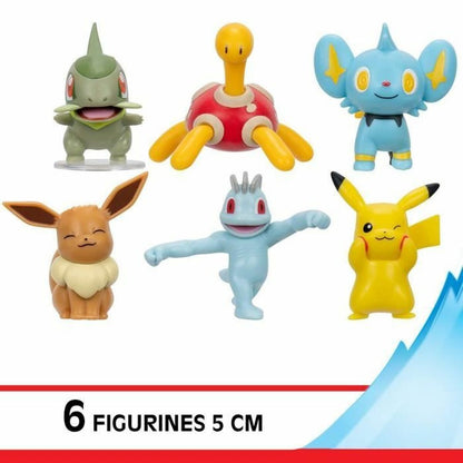 Figūrų rinkinys Pokémon JW3614 5 cm 6 Dalys