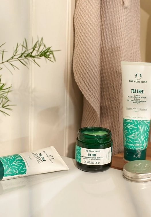 The Body Shop Tea Tree 3-in-1 veido kaukė 125ml