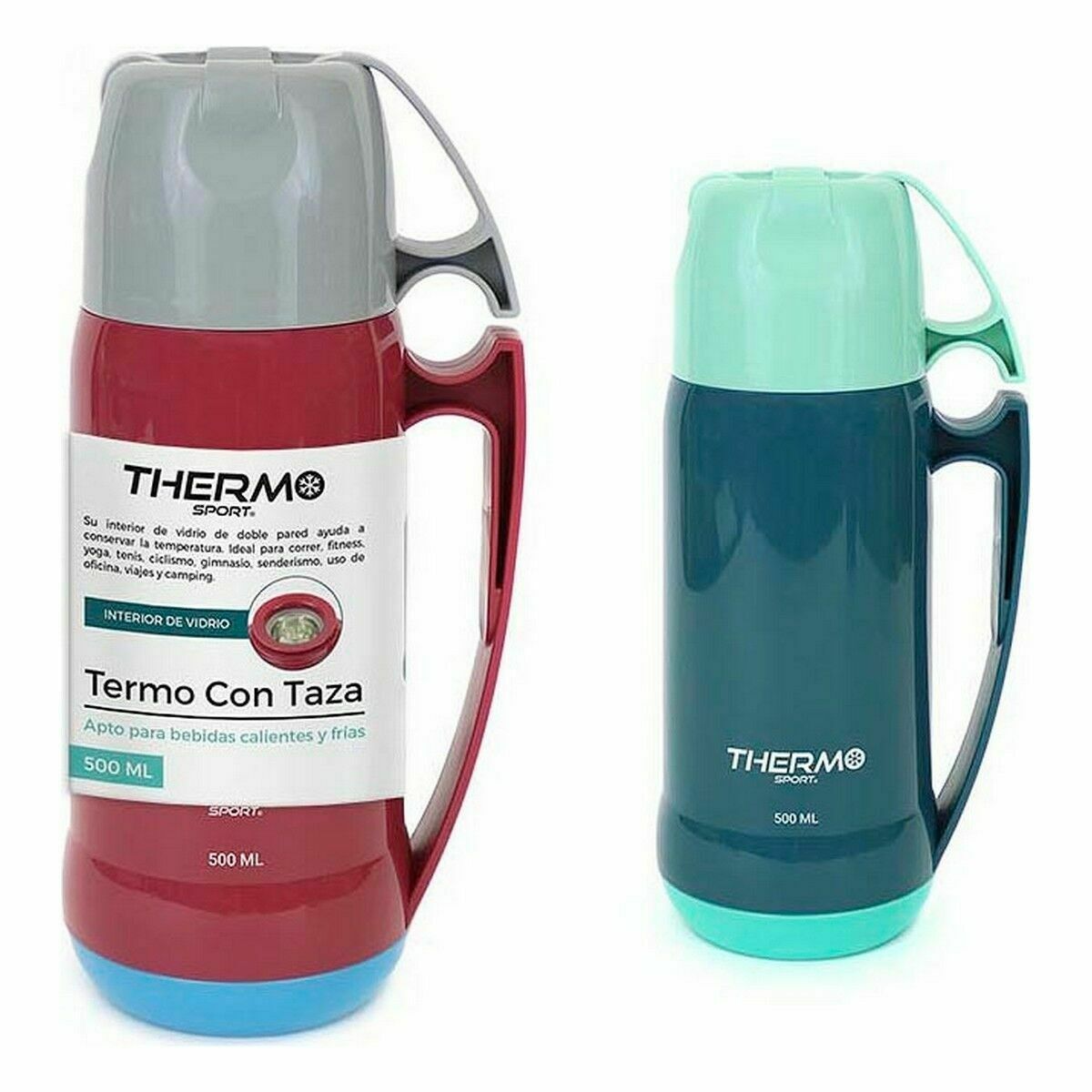 Kelioninė termoso kolba ThermoSport 500 ml (12 vnt.)