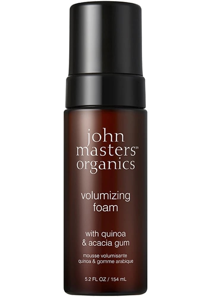 John Masters Organics tūrį suteikiančios putos su kvinoja ir akacijos derva 154ml