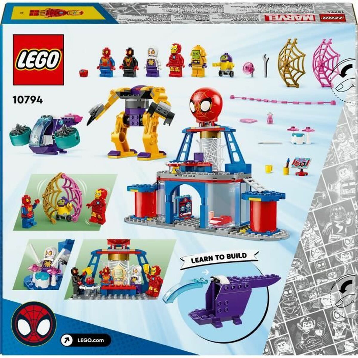 Statybos rinkinys Lego Marvel Spidey and His Amazing Friends 10794 Team S Spalvotas