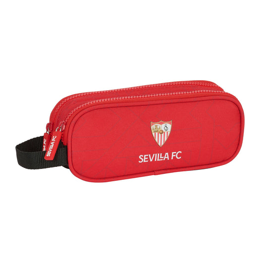 Dvigubas penalas Sevilla Fútbol Club Juoda Raudona 21 x 8 x 6 cm