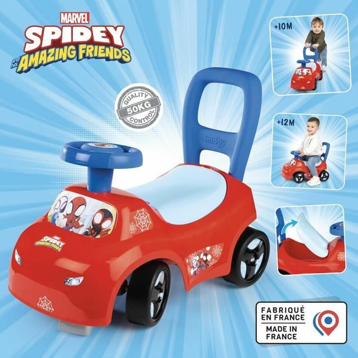 Triratis Smoby Spidey 2 in 1