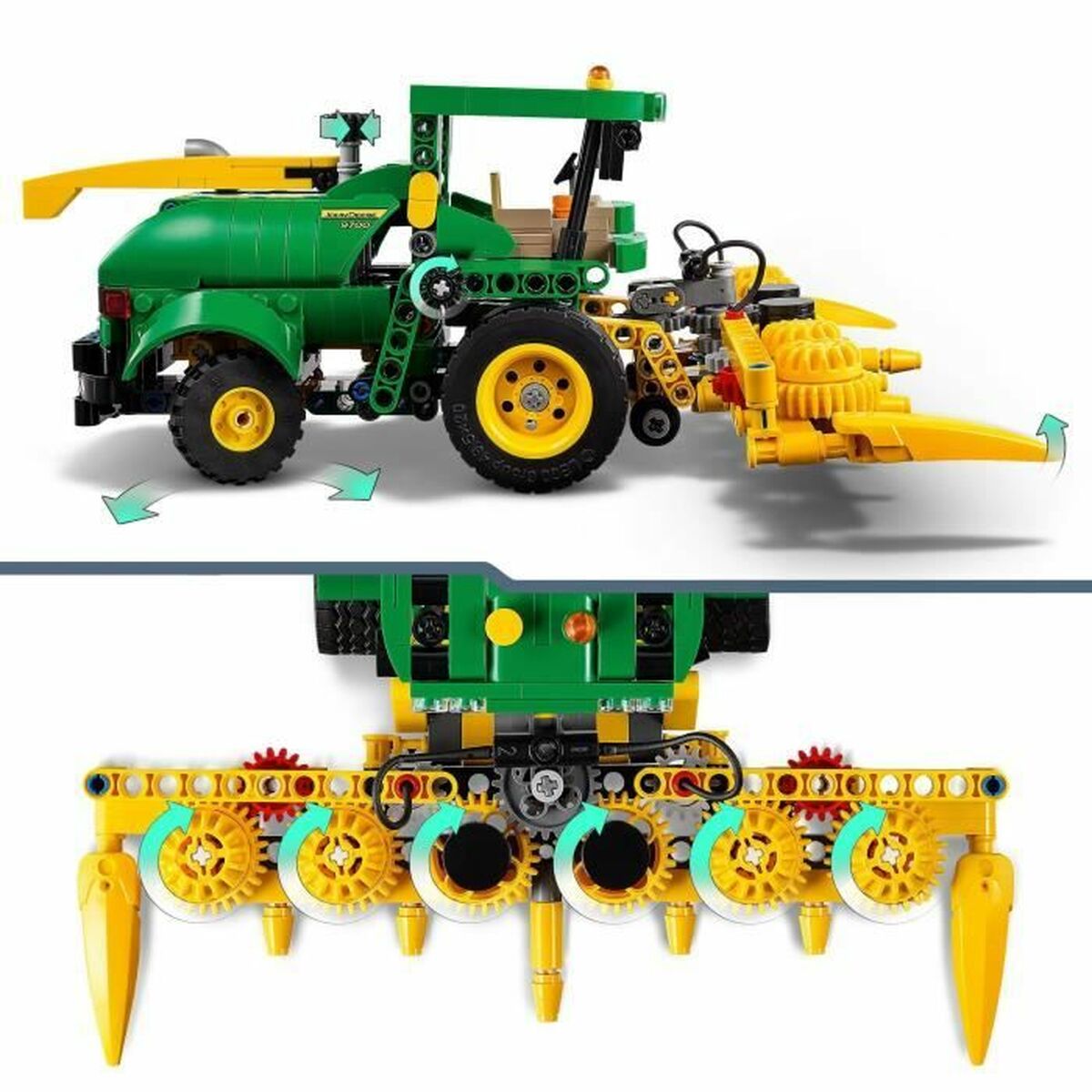 Statybos rinkinys Lego 42168 John Deere 9700 Forage Harvester Spalvotas