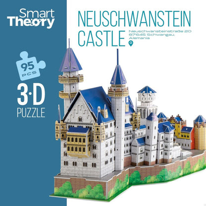 3D Puzlė Colorbaby New Swan Castle 95 Dalys 43,5 x 33 x 18,5 cm (6 vnt.)