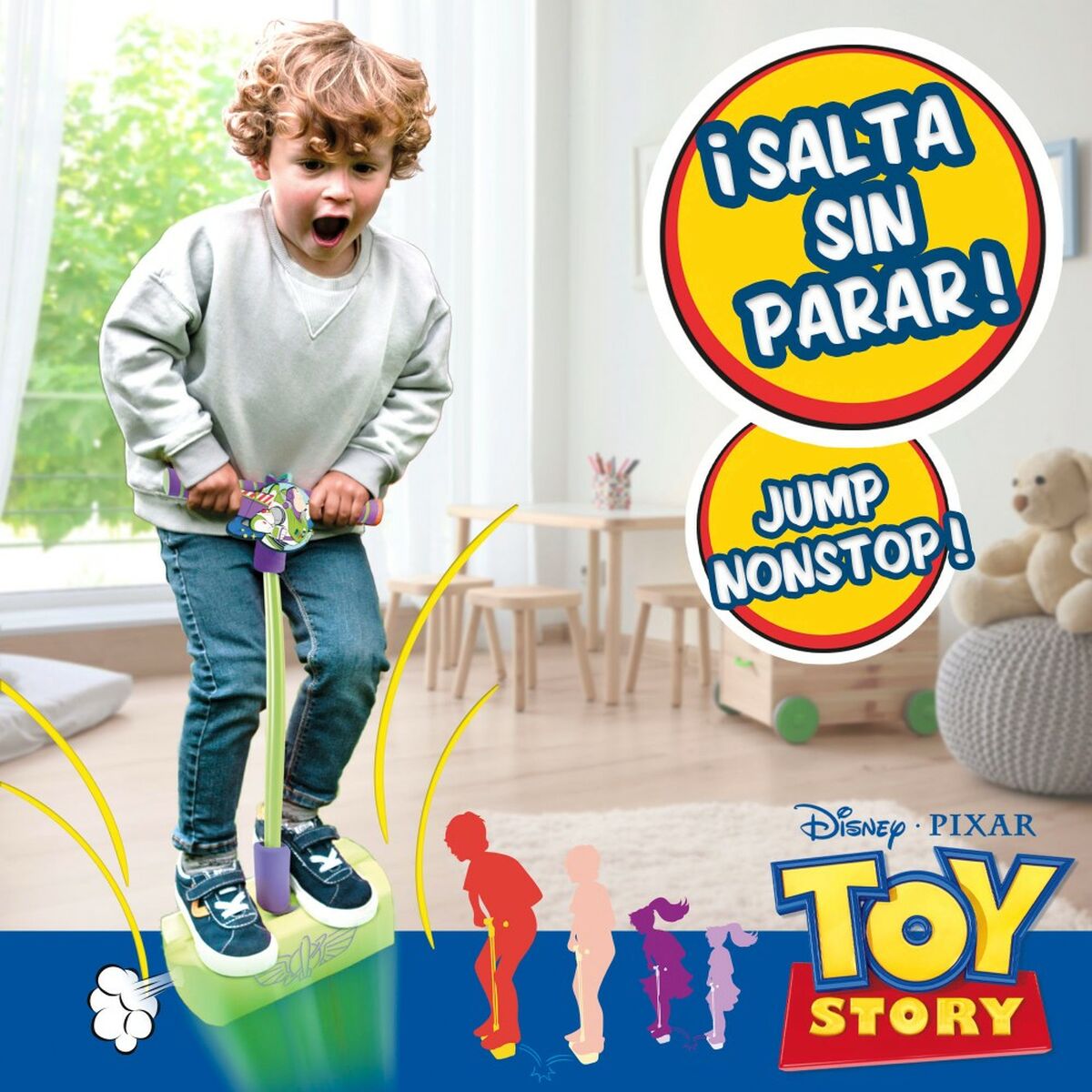 Šokdyklė Toy Story 3D Žalia Vaikiškas (4 vnt.)