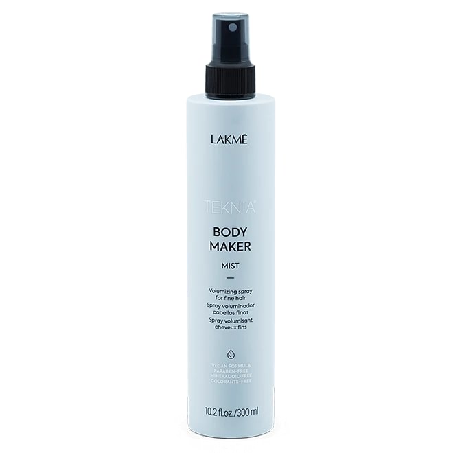 Lakme Tkn Retail Pack Body Maker: šampūnas 300 ml + balzamas 300 ml + dulksna 300 ml