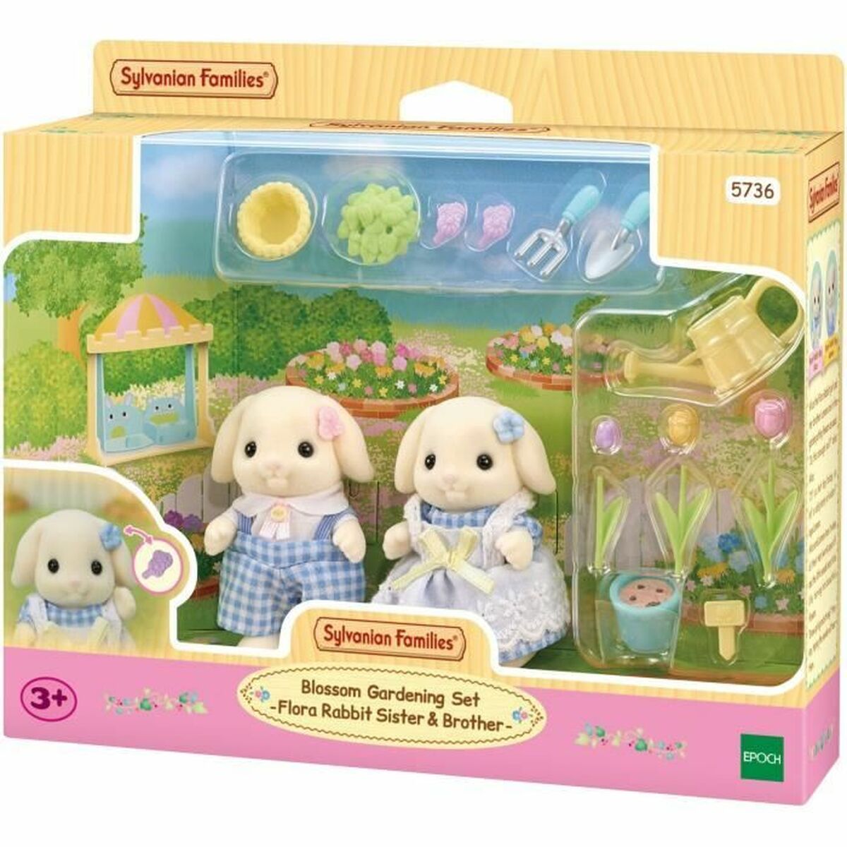 Lėlių namo priedai Sylvanian Families 5736 Blossom gardening set