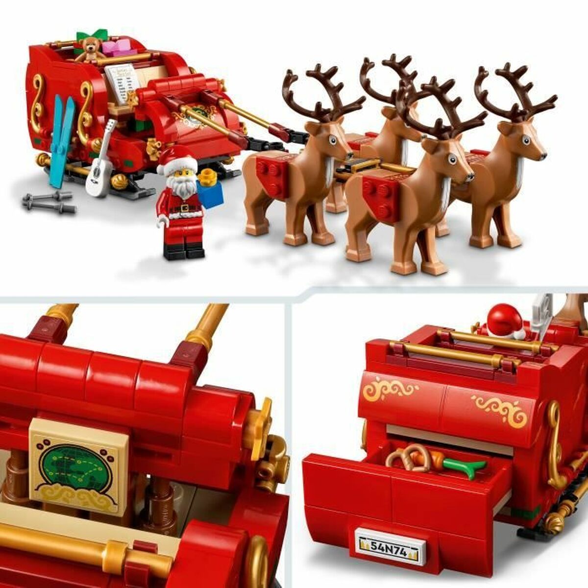 Statybos rinkinys Lego 40499 Santa s Sleigh Spalvotas