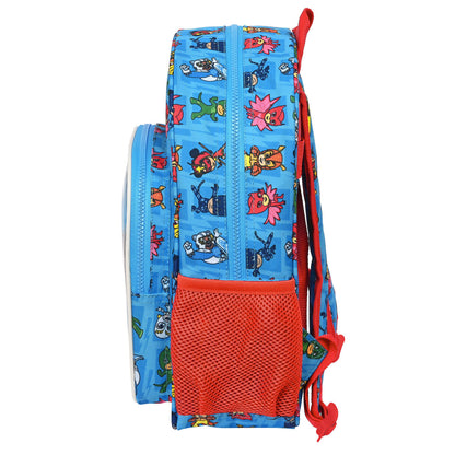 Mokyklinis krepšys PJ Masks 26 x 34 x 11 cm Mėlyna