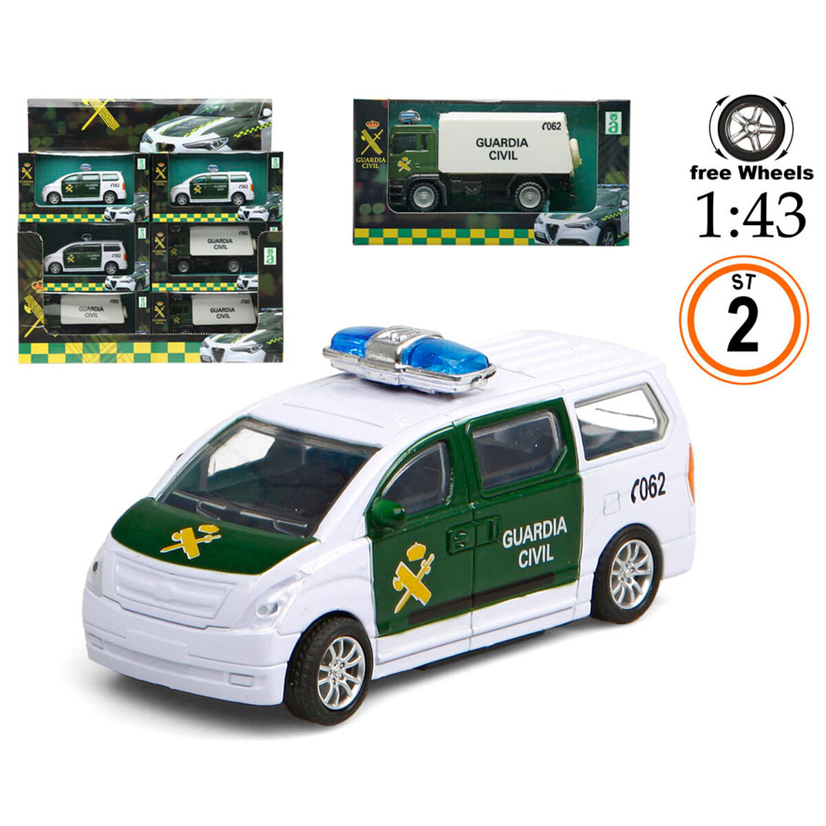 Automobilis Guardia civil Metalinis