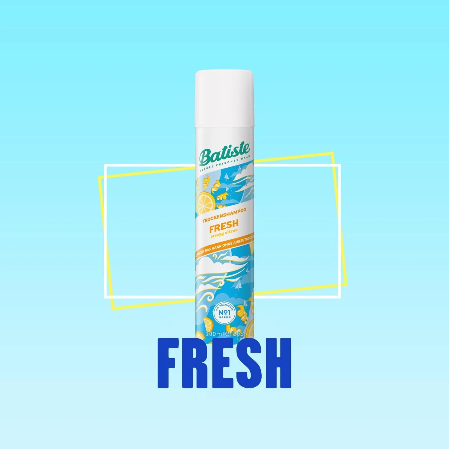 Batiste Fresh sausas šampūnas 200ml