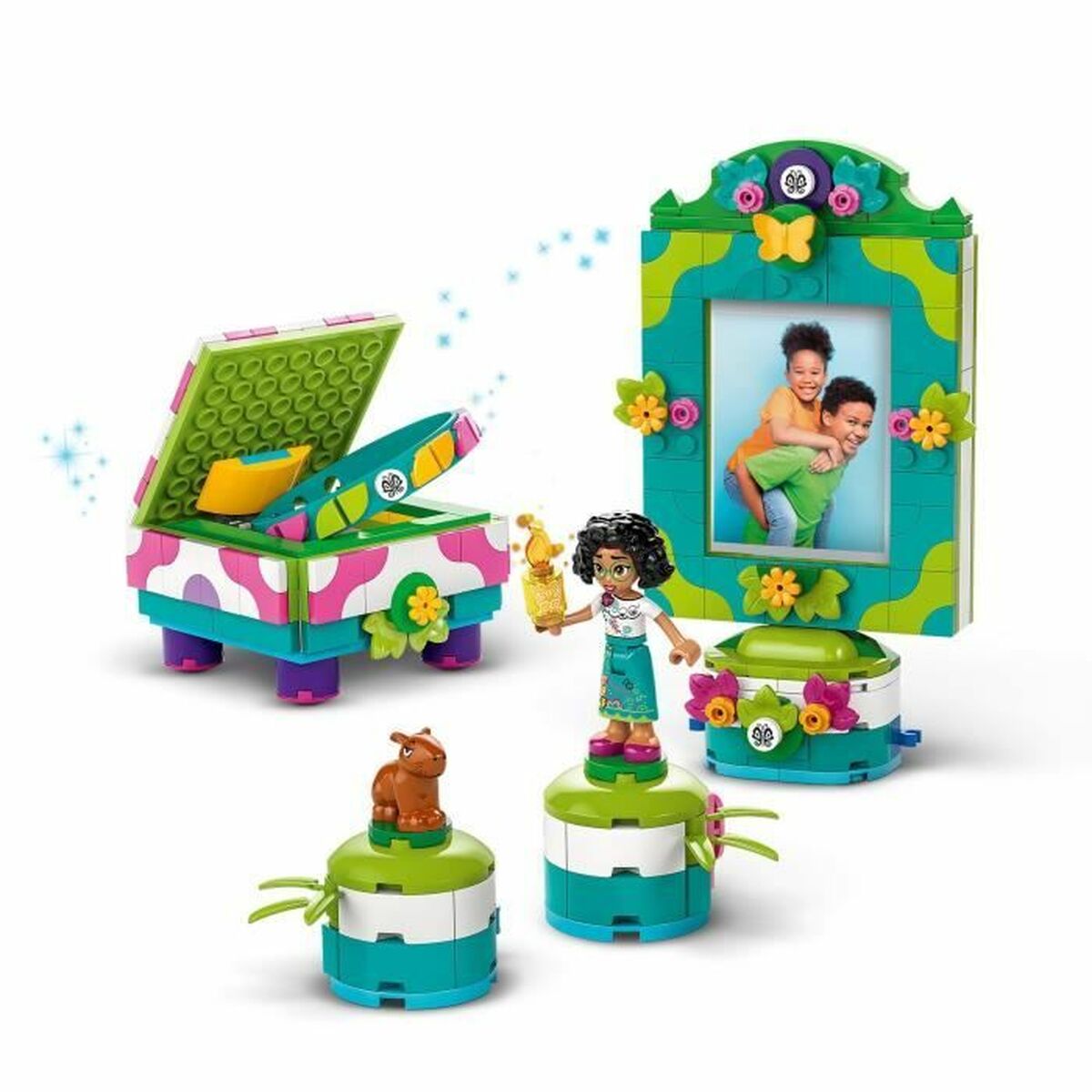 Statybos rinkinys Lego Disney Encanto 43239 Mirabel's Photo Frame and Jewelry Box Spalvotas