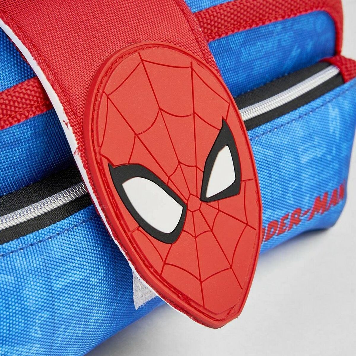 Mokyklinis dėklas Spider-Man Mėlyna 22 x 12 x 7 cm