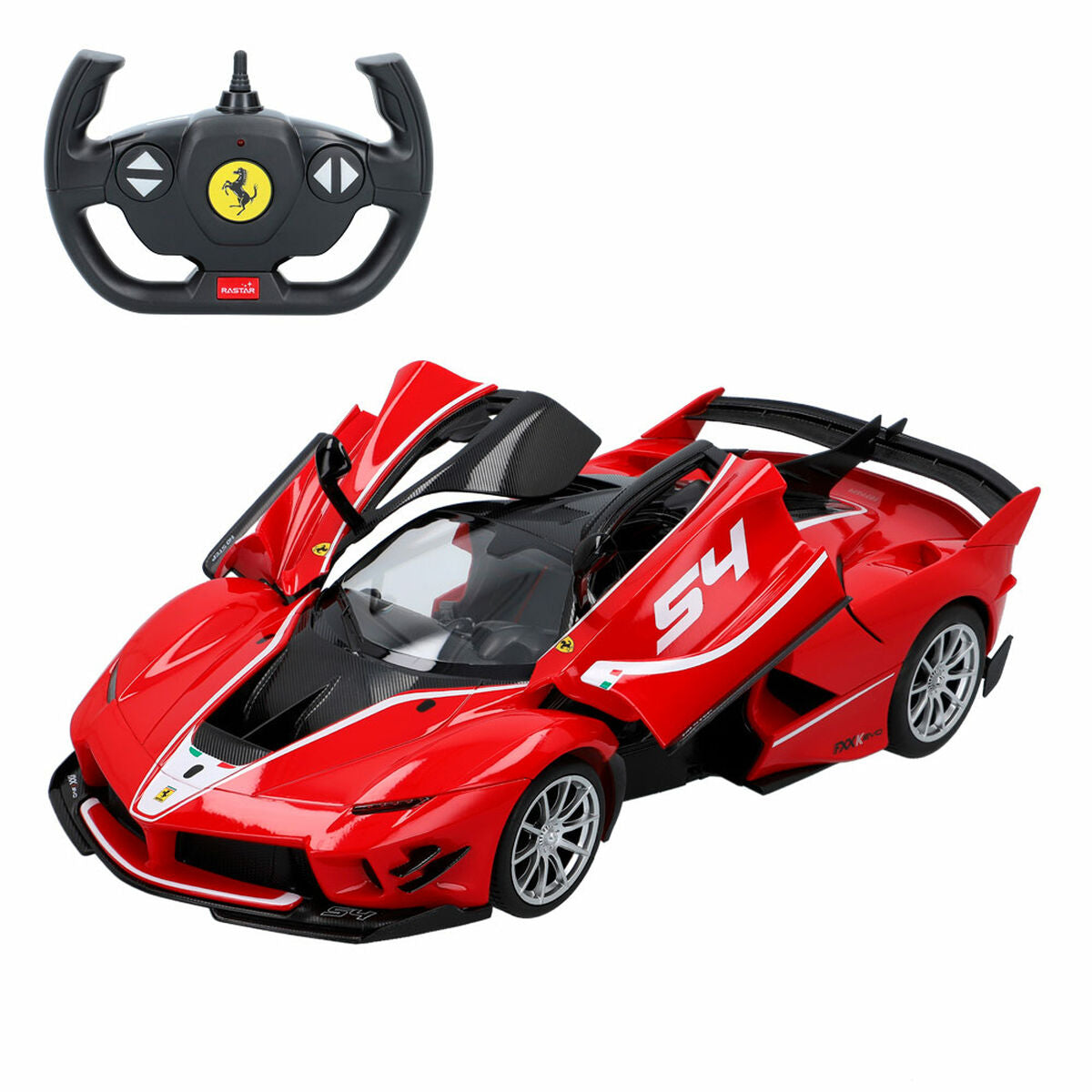 Nuotoliniu būdu valdomas automobilis Ferrari FXX K Evo 1:14 (2 vnt.)