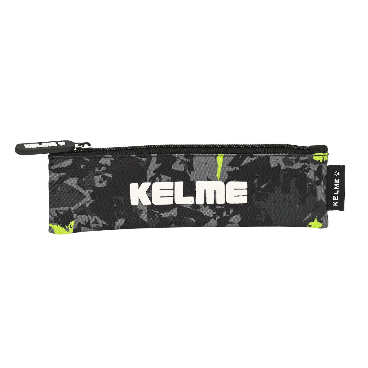 Mokyklinis dėklas Kelme Jungle Juoda Pilka Lima (20 x 6 x 1 cm)