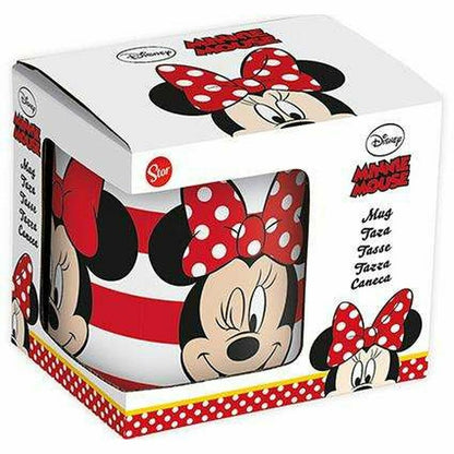 Puodelis Minnie Mouse Lucky Keramikinis Vaikiškas (350 ml)