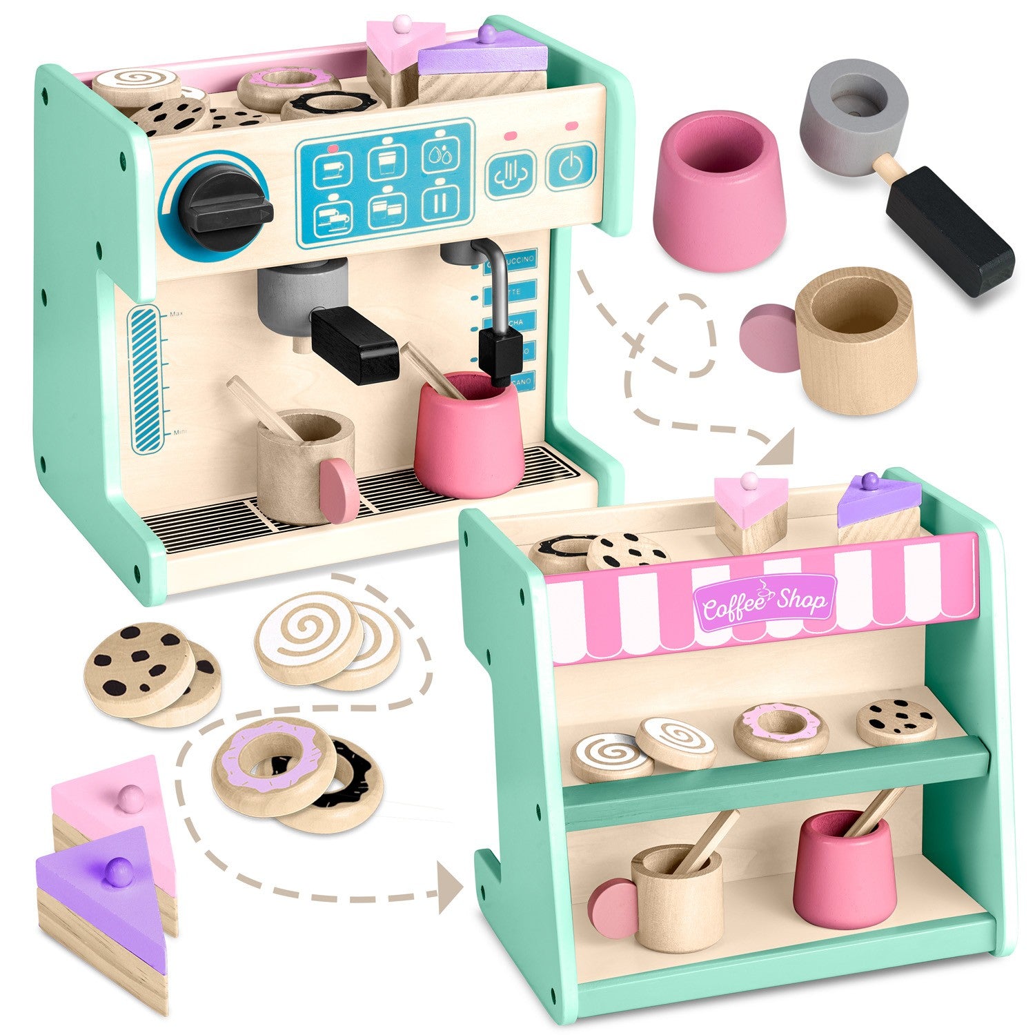 Ricokids kofeino ekspresas su cukraus gamykla 785100 mentas