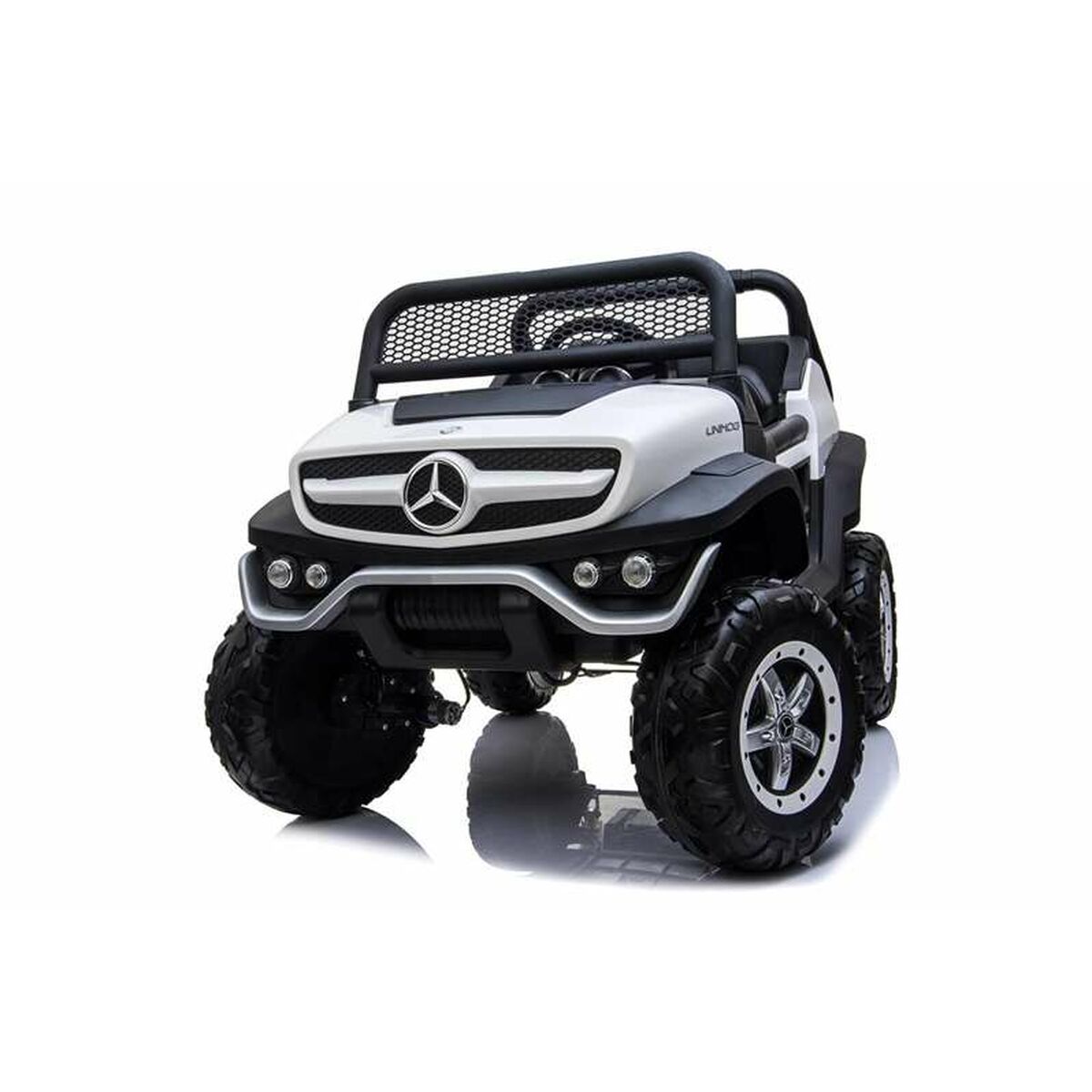 Vaikų elektrinis automobilis Mercedes Benz Unimog Balta 12 V