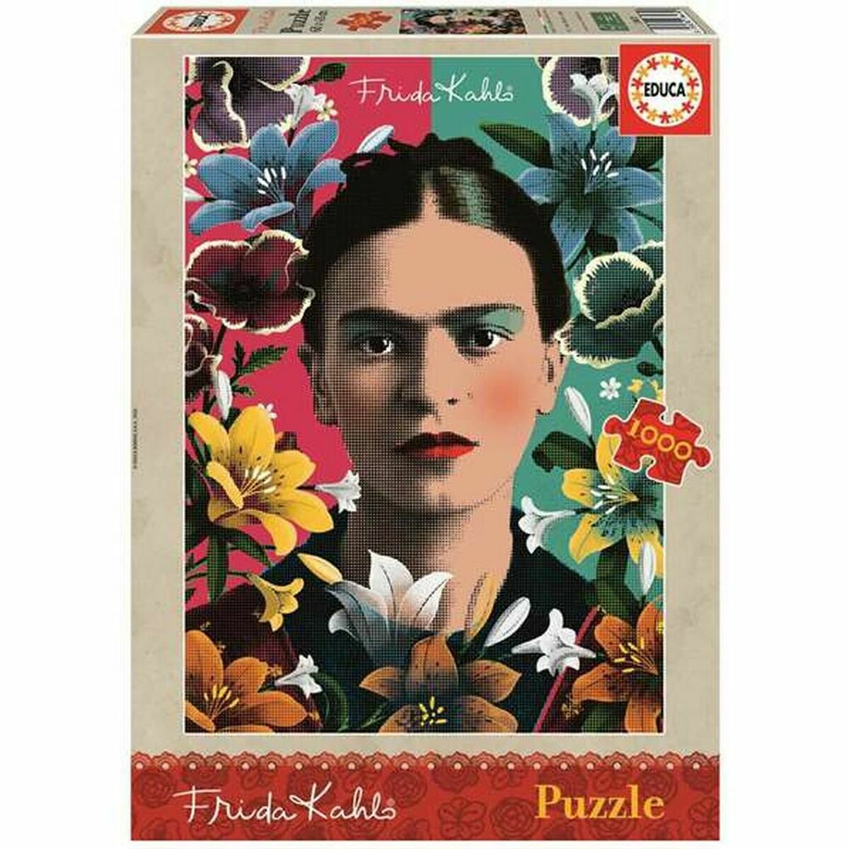 Dėlionė Educa FRIDA KAHLO 1000 Dalys