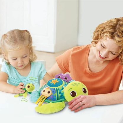 Pūkuotas žaislas Vtech Baby  Juju, Mother Turtle  + 6 mėnesių Perdirbtas Muzikinis