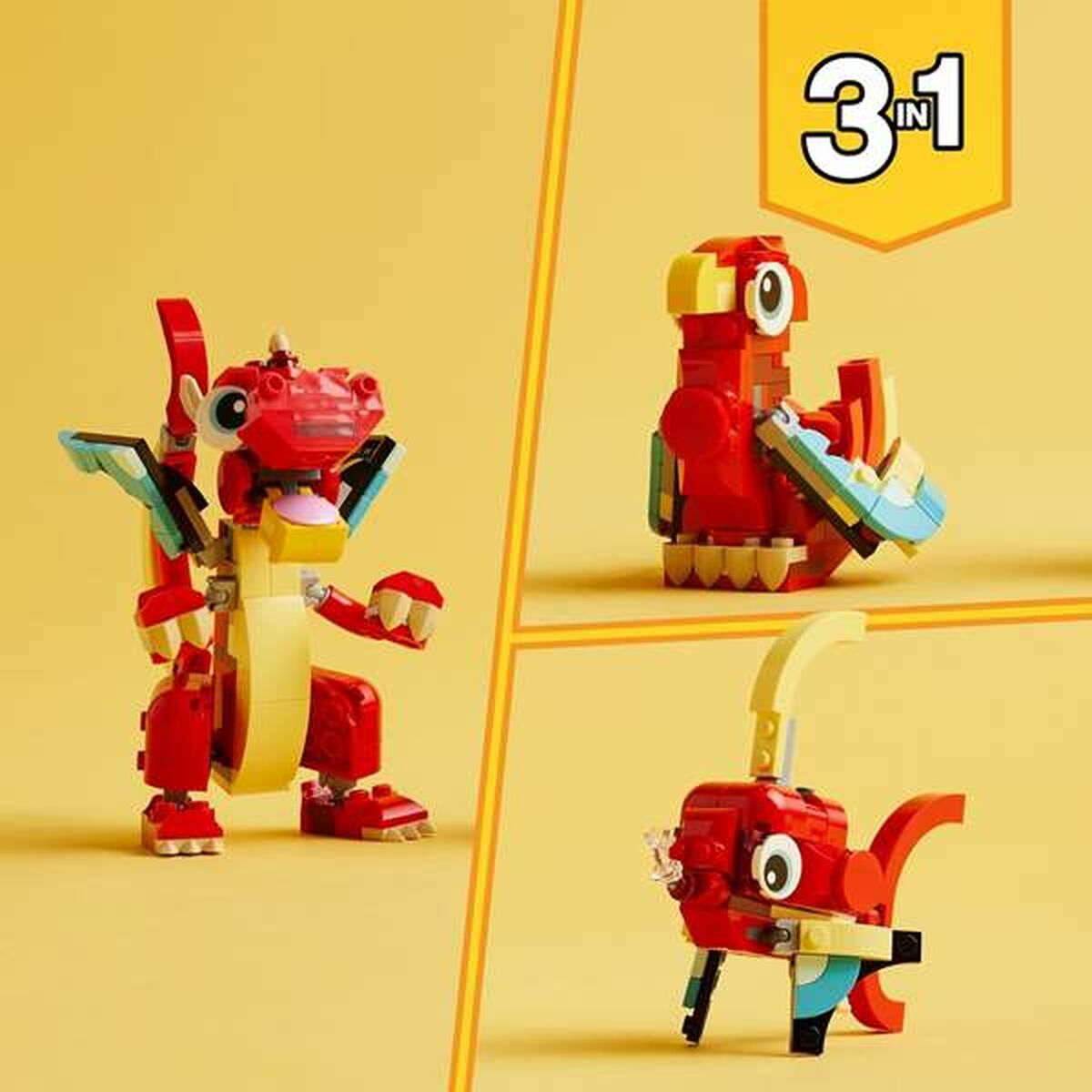 Statybos rinkinys Lego Creator 31145 Red Dragon 149 Dalys