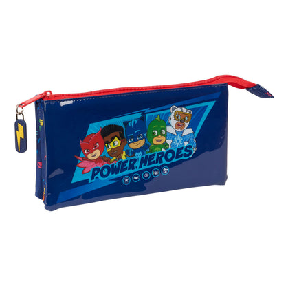 Trigubas penalas PJ Masks Ready Tamsiai mėlyna 22 x 12 x 3 cm